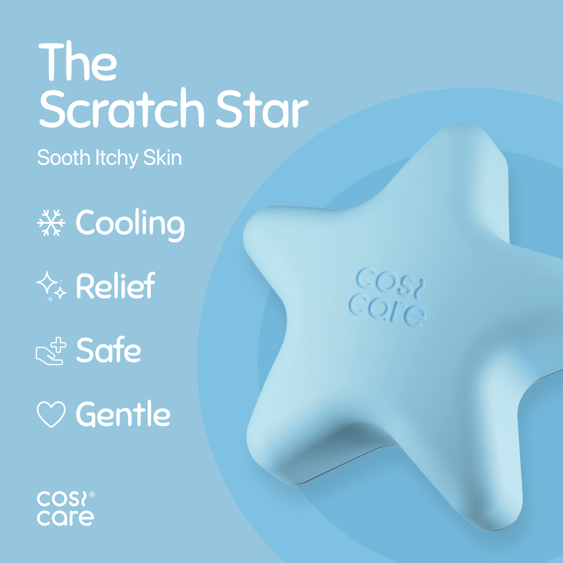 Cosi Care Blue square Social Media Asset