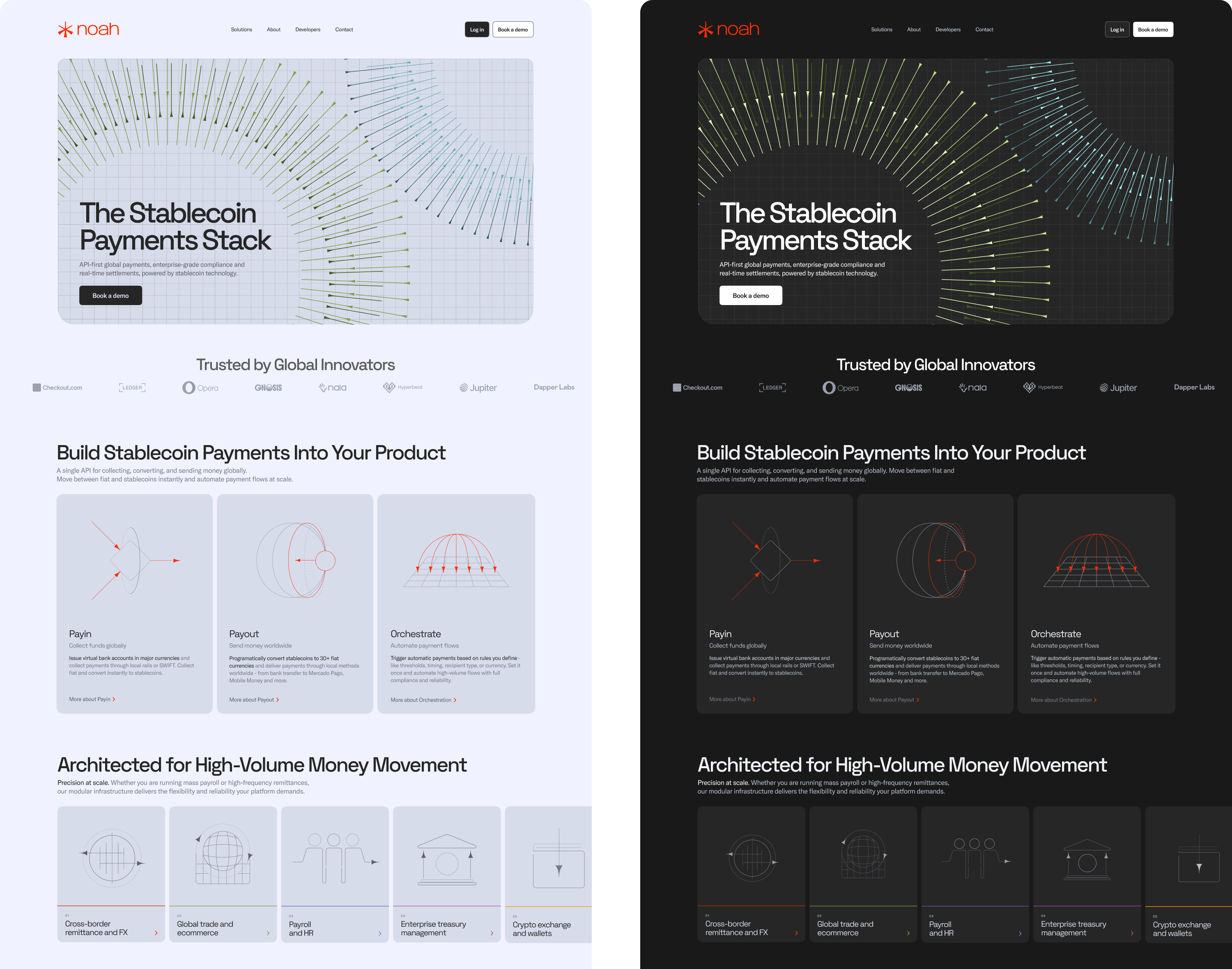 Noah Website Landing Page